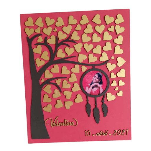 Arbol de firmas Quinceañera thumbnail 1