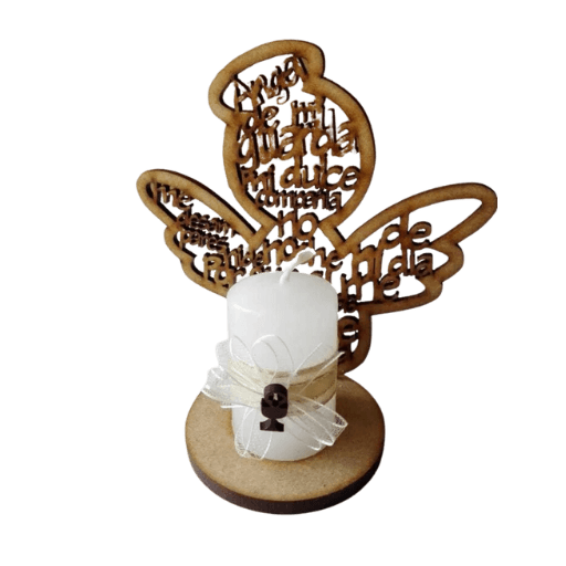 Recuerdos Angel de la guarda con alas